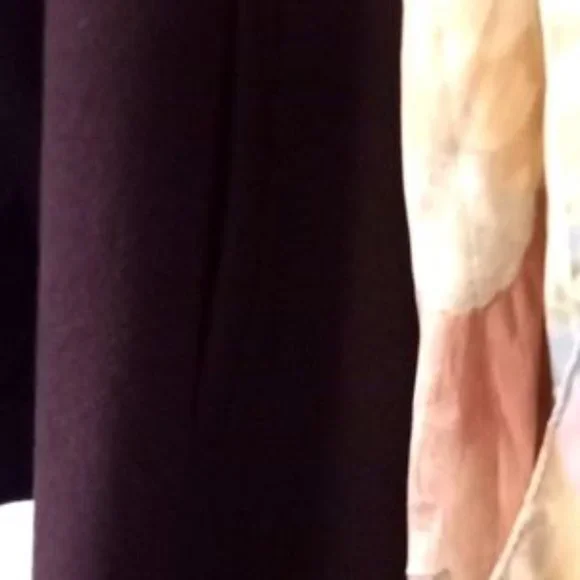 Stephanie Matthews Vintage Women's Double Breasted Coat - Sz (8) - Dark Burgundy - Picture 5 of 12